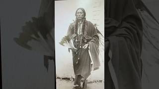 Quanah Parker Comanche Indian Chief holding feathers tepee Native American [upl. by Saxena]