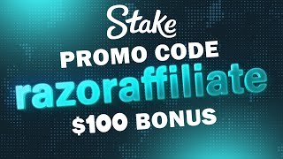 STAKE PROMO CODE 2024 UP TO 500 ON BALANCE BONUS [upl. by Leirvag]