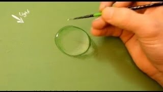 How to paint a water drop in Acrylics [upl. by Finegan]