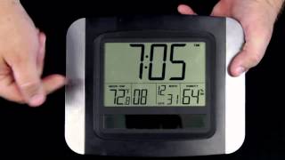 WT8029U Solar Powered Atomic Wall Clock [upl. by Dougy]