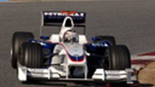 BMW Power First Laps in the new BMW Sauber F1 car [upl. by Enilemme]