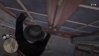 RDR2 Online glitch  getting inside buildings with lantern and revolver [upl. by Hoxsie]