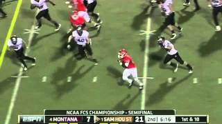 Montana vs Sam Houston St 2011 FCS Playoffs [upl. by Giark]