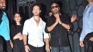 Tiger Shroff With Father Jackie Shroff At Baaghi Success Party [upl. by Cassiani]