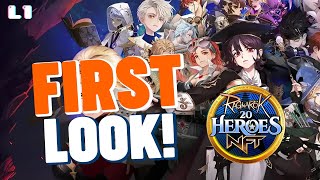 First look of Ragnarok 20 HeroesNFT [upl. by Naillimxam]