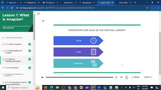 New Anaplan Level1 multidimensionality and Connected planning [upl. by Livi]