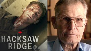 The End of the Battle amp Interview w the Real Desmond Doss Scene  Hacksaw Ridge [upl. by Akimot]