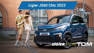 Ligier JS60 Chic Odyssey Blue  2023 brommobiel model [upl. by Samled]