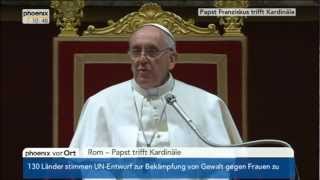 Papst Franziskus auf deutsch 15032013 [upl. by Merwin258]