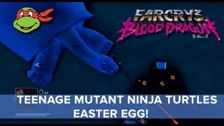 Far Cry 3 Blood Dragon  Teenage Mutant Ninja Turtles Easter Egg  Eurogamer [upl. by Jud76]