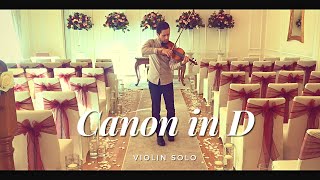 CANON IN D  Violin Solo [upl. by Nohj]