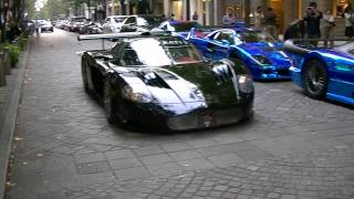 SuperCar Maserati MC12 Corse OFFICEK DUBAI STREET in Tokyo [upl. by Ailekat]