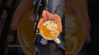 Seahorse latte art vidéo 😱✨ [upl. by Ennej]