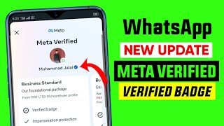 WhatsApp Meta verified subscriptions update  WhatsApp Verified badge update  Meta Verified [upl. by Luedtke985]