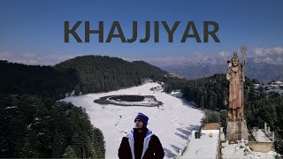 Khajjiar in winter Mini Switzerland Cinematic travel vlog Vlog no 22 [upl. by Araz482]