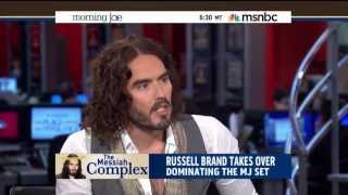 Russell Brand Shows MSNBC HD How a Guest Should be Interviewed [upl. by Pogue]