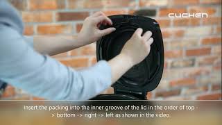 Cuchen Rice Cooker  How to Replace Lower Packing in Electric Pressure Rice Cookers [upl. by Assirec]