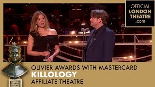 OUTSTANDING ACHIEVEMENT IN AFFILIATE THEATRE  Gary Owen for Killology  Olivier Awards 2018 [upl. by Royden569]