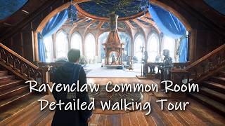 Ravenclaw Common Room Detailed Walking Tour  Hogwarts Legacy [upl. by Enelra]