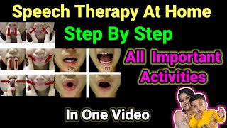 Autism  Speech Therapy Home At Home  Very Important Activities Must Watch Lifeofpriya14 [upl. by Milissa]