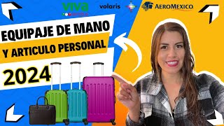 EQUIPAJE de MANO para Viajar en Avión 2024 ¨✈️ [upl. by Anelra]