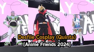 Desfile Cosplay quinta Anime Friends 2024 [upl. by Scheck]