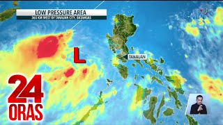 2 LPA na namataan sa loob ng PAR posibleng maging bagyo  24 Oras [upl. by Nnagem]