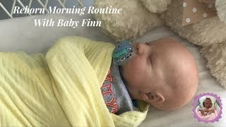 Reborn Morning Routine With Baby Finn [upl. by Yetty]