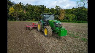 John Deere 6155R New Horsch Finer 6 SL [upl. by Bouldon]