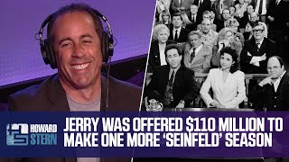 Jerry Seinfeld Was Offered 110 Million to Make Another Season of “Seinfeld” 2013 [upl. by Strang]