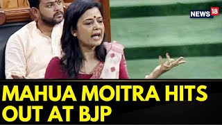 Cash For Querry Scam  TMC MP Mahua Moitra Rains Fire On BJP Through Her Tweet  BJP Vs TMC  News18 [upl. by Pacificia630]