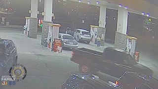 VIDEO Apparent abduction caught on surveillance at Buckeye gas station [upl. by Teloiv]