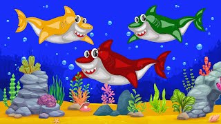 Baby Shark Nursery Rhymes  English Rhymes  Kids Rhymes  Rhymes for Kids  Cartoons  Kids Videos [upl. by Any646]