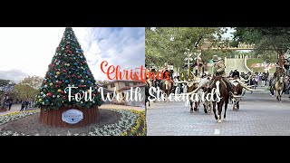 Christmas at the Fort Worth Stockyards  Fort Worth TX [upl. by Nikoletta145]