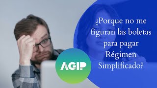 ¿Por qué no me figuran las boletas para pagar Régimen Simplificado [upl. by Urd]