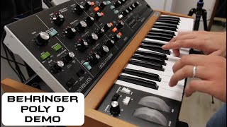 Behringer Poly D Demo  No Talking [upl. by Dugan374]