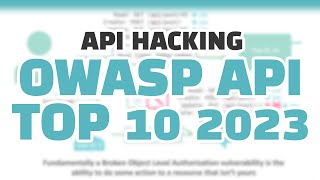 New OWASP API Top 10 for Hackers [upl. by Richelle]