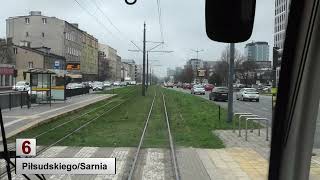 Tramwaje Łódź 2023 Linia 6 [upl. by Nnywg]