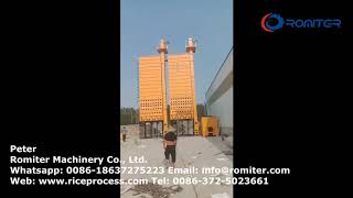 Automatic Paddy Rice Dryer Machine Delivery Installation and Testing [upl. by Ashien]