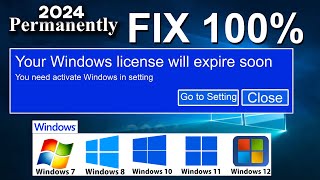 your windows license will expire soon 2024  your windows license will expire soon windows10 [upl. by Harri]