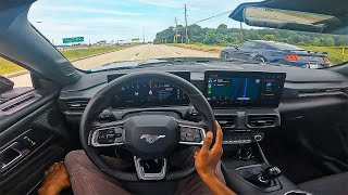 2023 Mustang GT S550 Pulls Up On My 2024 Mustang GT S650 POV [upl. by Namijneb972]