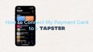 How to connect your card to a TAPSTER [upl. by Gristede447]