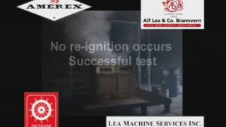 Full vat deep fat fryer Fire extinguisher test [upl. by Ainerbas839]