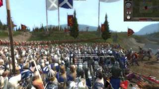 Medieval II Total War  Bridge Battle England Vs Scotland [upl. by Aseram]