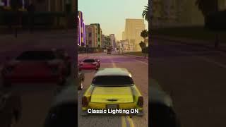 GTA Trilogy Definitive edition Classic Lighting ON vs OFF [upl. by Ainyt739]