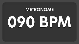 90 BPM  Metronome [upl. by Ahsilra]