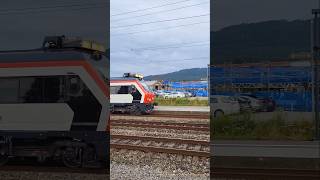 SBB Mess und Diagnosetechnikzug beim Bahnhof Rupperswil [upl. by Anatollo]