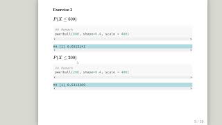 Weibull Probability Distribution  Worked Example with R [upl. by Stanley]