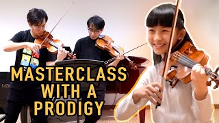 World Class Prodigy Violinist Chloe Chua Gives TwoSet a Violin Lesson [upl. by Etteyafal]