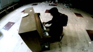 Piano In The Abandoned School [upl. by Ivetts]